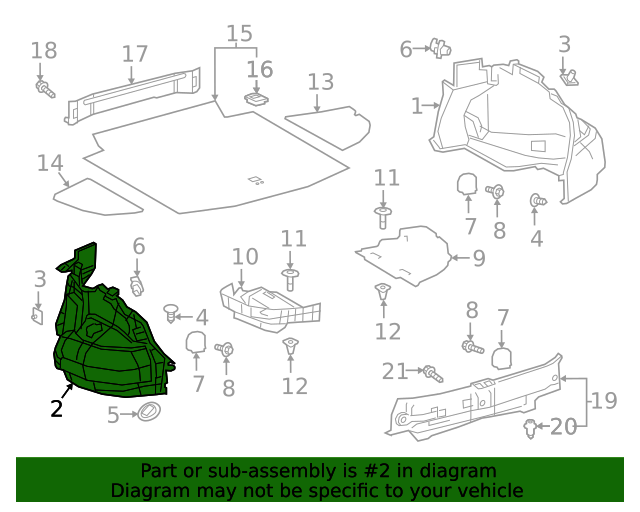 6472206460C0 Trunk Side Trim 20192023 Lexus Lexus of Stevens