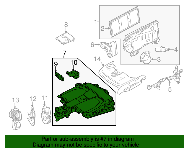 Intake Plenum Part 2761403001 Mercedes Parts Center
