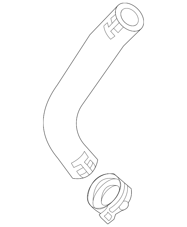 20202021 GM Thermal Bypass Hose 55496921