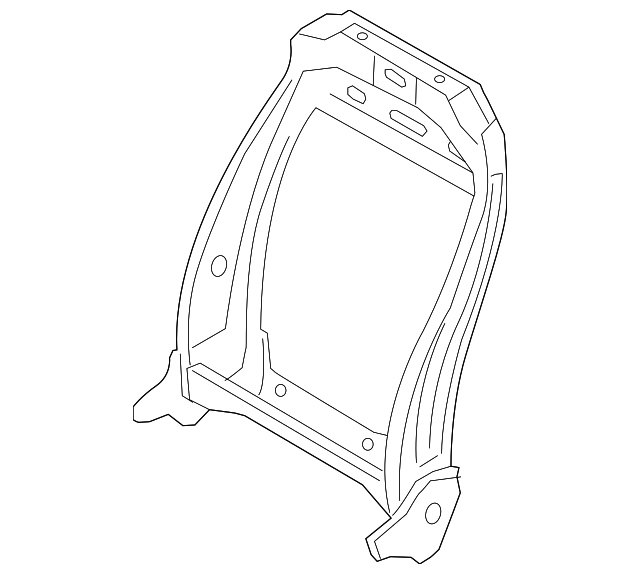 Genuine OEM Ford Part - Seat Back Frame CU5Z-9661018-AA | Genuine OEM ...