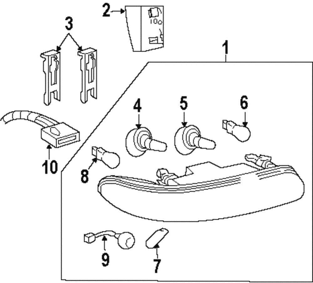 Harness Assembly-Fwd Lp Wrg - GM (12164232)