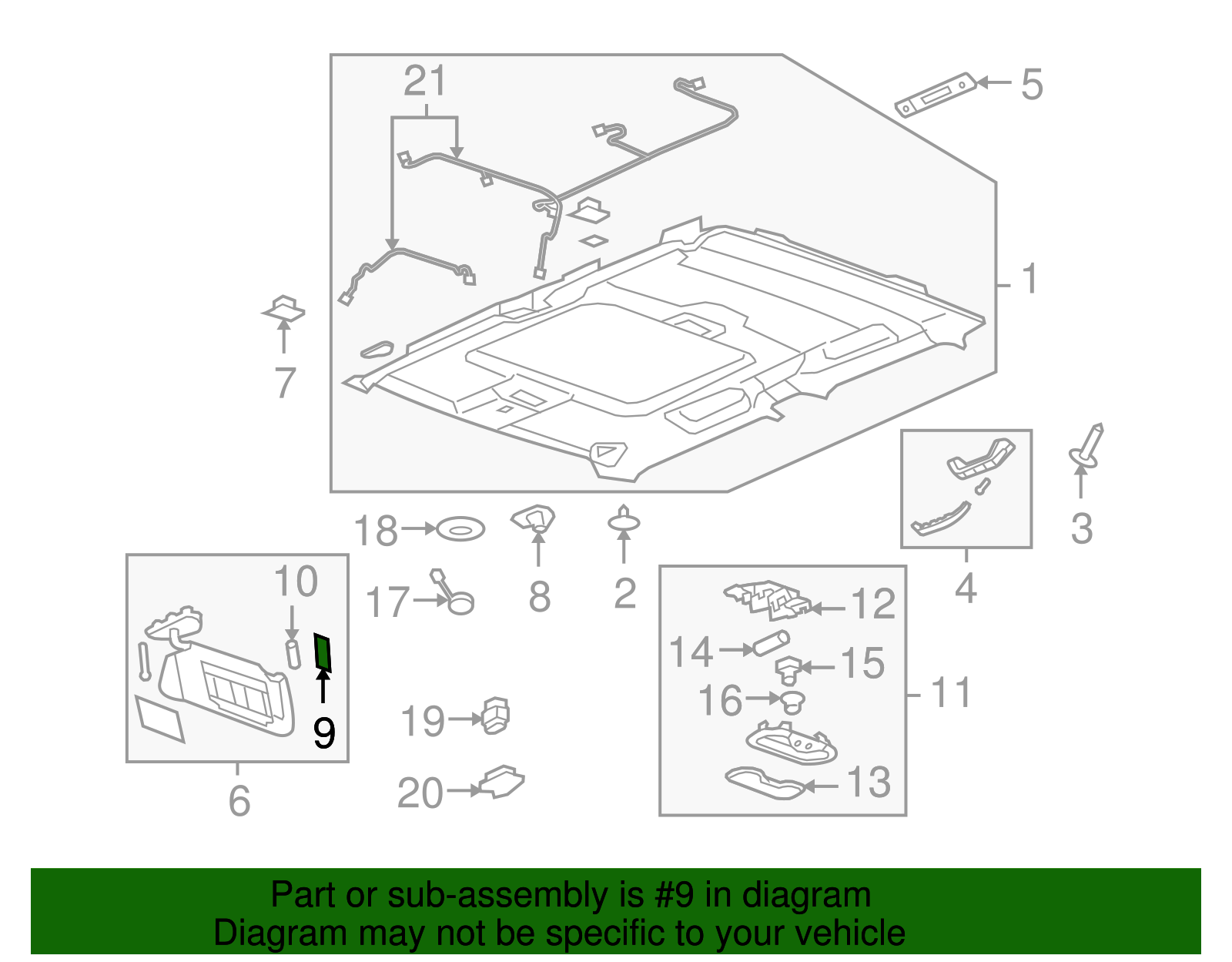 Lamp Lens - GM (12503323)