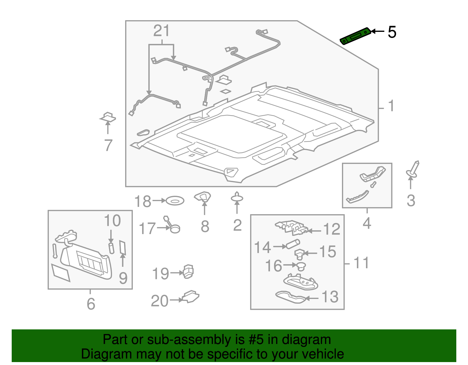 Assist Handle Spacer - GM (15285400)