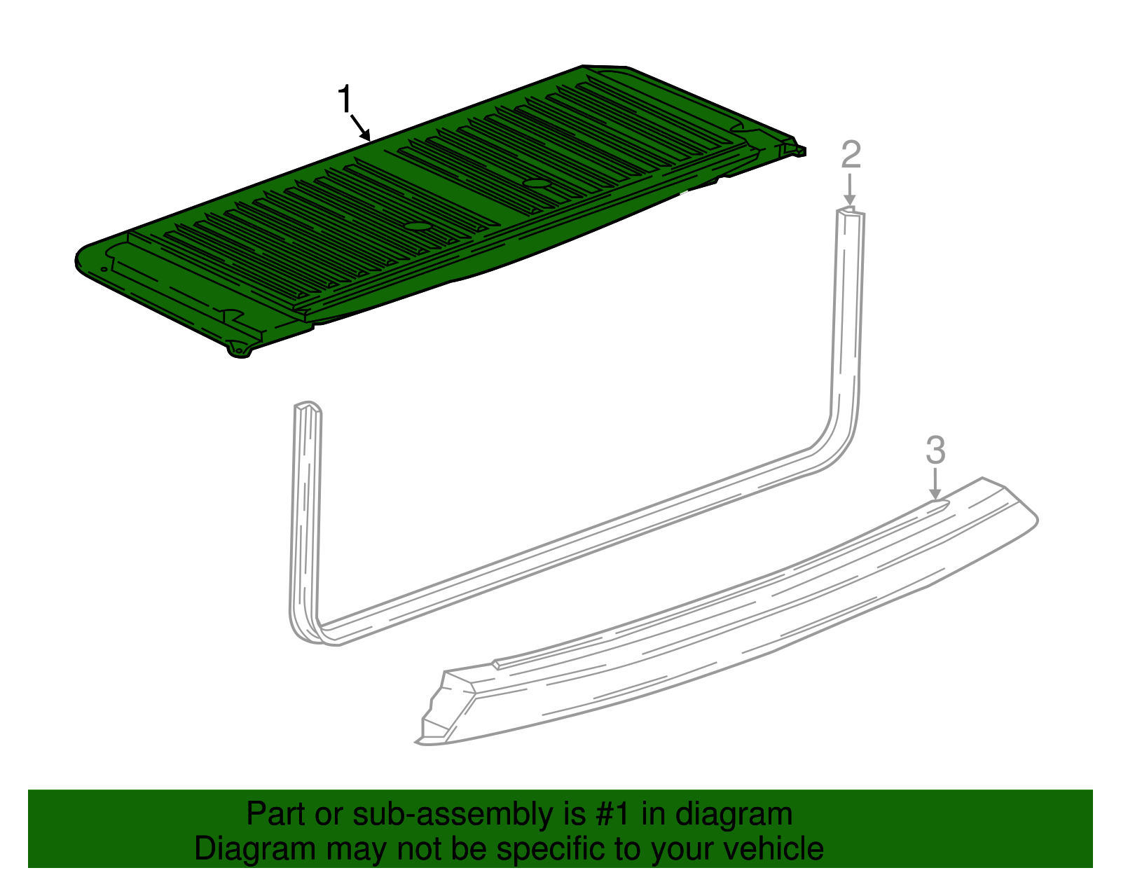 Pickup Box Tailgate Liner - GM (84339116)